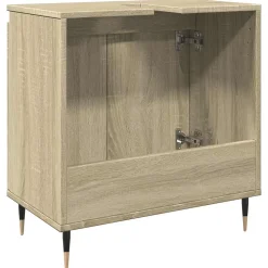 Armoire de bain chêne sonoma 58x33x60 cm bois d'ingénierie vidaXL