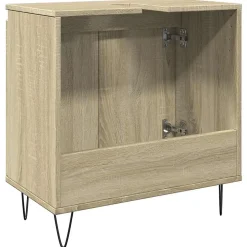 Armoire de bain chêne sonoma 58x33x60 cm bois d'ingénierie vidaXL