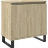 Armoire de bain chêne sonoma 58x33x60 cm bois d'ingénierie vidaXL