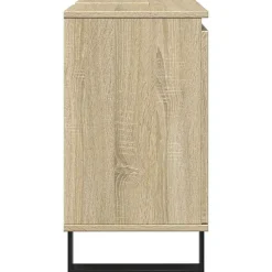 Armoire de bain chêne sonoma 58x33x60 cm bois d'ingénierie vidaXL