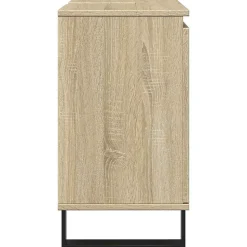 Armoire de bain chêne sonoma 58x33x60 cm bois d'ingénierie vidaXL
