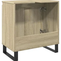 Armoire de bain chêne sonoma 58x33x60 cm bois d'ingénierie vidaXL