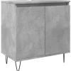 Armoire de bain gris béton 58x33x60 cm bois d'ingénierie vidaXL