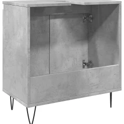 Armoire de bain gris béton 58x33x60 cm bois d'ingénierie vidaXL