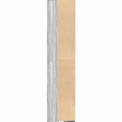 Armoire de bain Sonoma gris 30x30x183,5 cm Bois d'ingénierie vidaXL