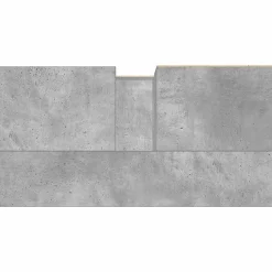 Armoire de lavabo de salle de bain gris béton 65x33x60 cm vidaXL