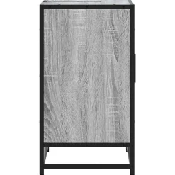 Armoire de lavabo de salle de bain sonoma gris 65x33x60 cm vidaXL