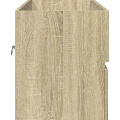 Armoire de lavabo de salle de bain chêne sonoma 100x38,5x45 cm