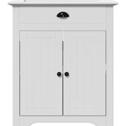 Armoire de lavabo de salle de bain BODO blanc 70x35x80 cm vidaXL