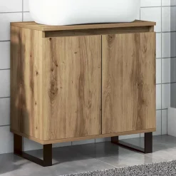Armoire de salle de bain chêne artisanal 58x33x60 cm vidaXL
