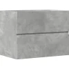 Armoire de salle de bain gris béton bois d'ingénierie vidaXL
