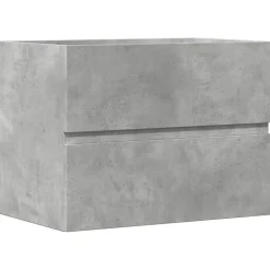 Armoire de salle de bain gris béton bois d'ingénierie vidaXL