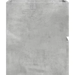Armoire de salle de bain gris béton bois d'ingénierie vidaXL
