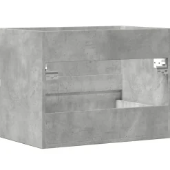 Armoire de salle de bain gris béton bois d'ingénierie vidaXL