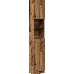 Armoire de salle de bain vieux bois bois d'ingénierie vidaXL