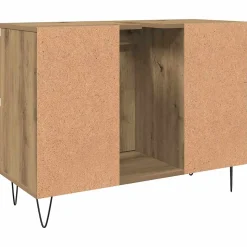 Armoire de salle de bain chêne artisanal bois d'ingénierie vidaXL