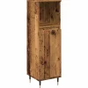 Armoire de salle de bain vieux bois 30x30x100cm bois ingénierie vidaXL