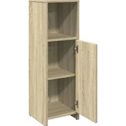 Armoire de salle de bain Chêne sonoma 30x30x95 cm Aggloméré vidaXL