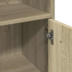Armoire de salle de bain Chêne sonoma 30x30x95 cm Aggloméré vidaXL