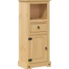 Armoire de salle de bain Corona 45x33x110 cm bois de pin massif vidaXL
