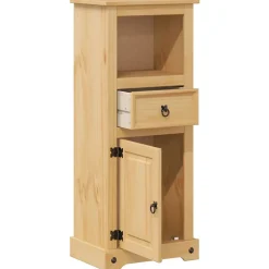Armoire de salle de bain Corona 45x33x110 cm bois de pin massif vidaXL
