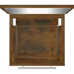 Armoire de salle de bain avec miroir Chêne fumé 41x38,5x48 cm vidaXL