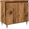Armoire de salle de bain vieux bois 58x33x60 cm bois ingénierie vidaXL