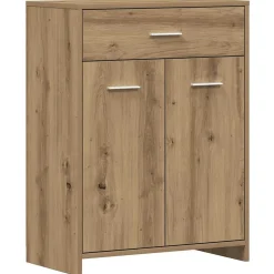 Armoire de salle de bain chêne artisanal 60x33x80 cm vidaXL