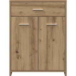 Armoire de salle de bain chêne artisanal 60x33x80 cm vidaXL
