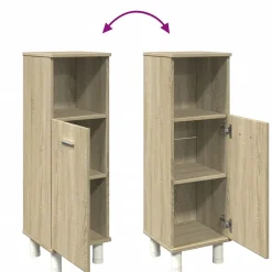 Armoire de salle de bain chêne sonoma 30,5x30x95 cm vidaXL