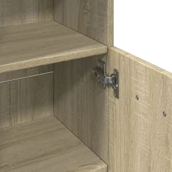 Armoire de salle de bain chêne sonoma 30,5x30x95 cm vidaXL