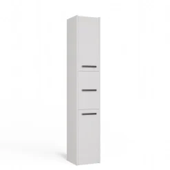 Armoire de salle de bain, blanc mat, 170 x 30 x 30 cm