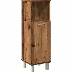 Armoire de salle de bain vieux bois 30x30x95 cm bois ingénierie vidaXL