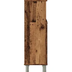 Armoire de salle de bain vieux bois 30x30x95 cm bois ingénierie vidaXL
