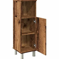 Armoire de salle de bain vieux bois 30x30x95 cm bois ingénierie vidaXL