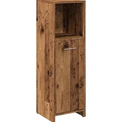 Armoire de salle de bain vieux bois 30x30x95 cm bois ingénierie vidaXL