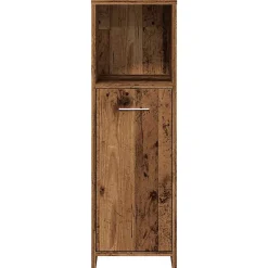 Armoire de salle de bain vieux bois 30x30x95 cm bois ingénierie vidaXL