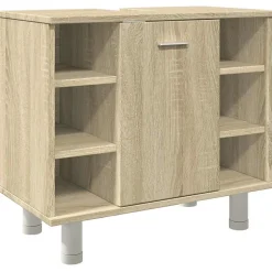 Armoire de salle de bain Chêne sonoma 60x32x53,5 cm Aggloméré vidaXL