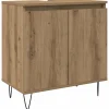 Armoire de salle de bain chêne artisanal 58x33x60 cm vidaXL