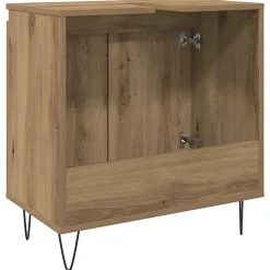 Armoire de salle de bain chêne artisanal 58x33x60 cm vidaXL