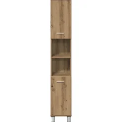 Armoire de salle de bain chêne artisanal 30x30x179 cm vidaXL