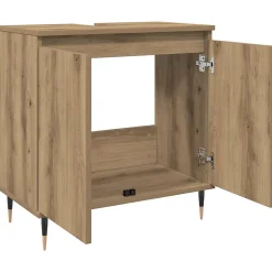 Armoire de salle de bain chêne artisanal 58x33x60 cm vidaXL