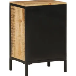 Armoire de salle de bain 40x30x60cm bois massif manguier et fer vidaXL