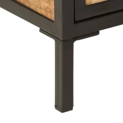 Armoire de salle de bain 40x30x60cm bois massif manguier et fer vidaXL