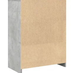 Armoire de salle de bain Gris béton 60x33x80 cm Aggloméré vidaXL