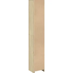 Armoire de salle de bain Chêne sonoma 30x30x183,5 cm Aggloméré vidaXL
