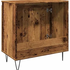Armoire de salle de bain vieux bois 58x33x60 cm bois ingénierie vidaXL