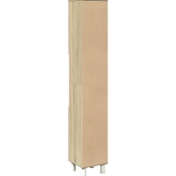 Armoire de salle de bain chêne sonoma 30,5x30x179 cm vidaXL