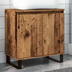 Armoire de salle de bain vieux bois 58x33x60 cm bois ingénierie vidaXL