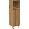 Armoire de salle de bain chêne artisanal 30x30x100 cm vidaXL